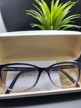 Women's Chloe Ombre Black to Pink Eyeglasses
